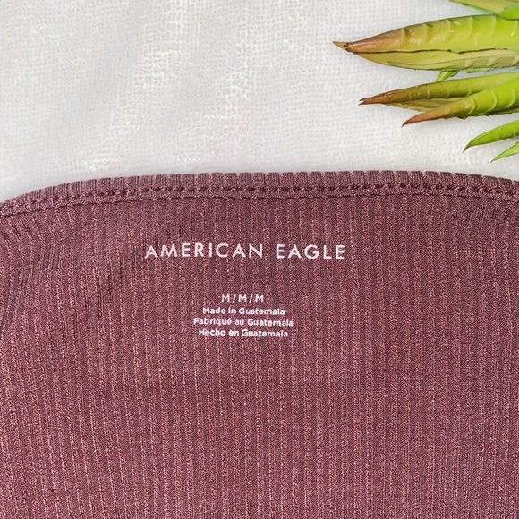 American Eagle pink halter top. Size M. - Picture 3 of 3